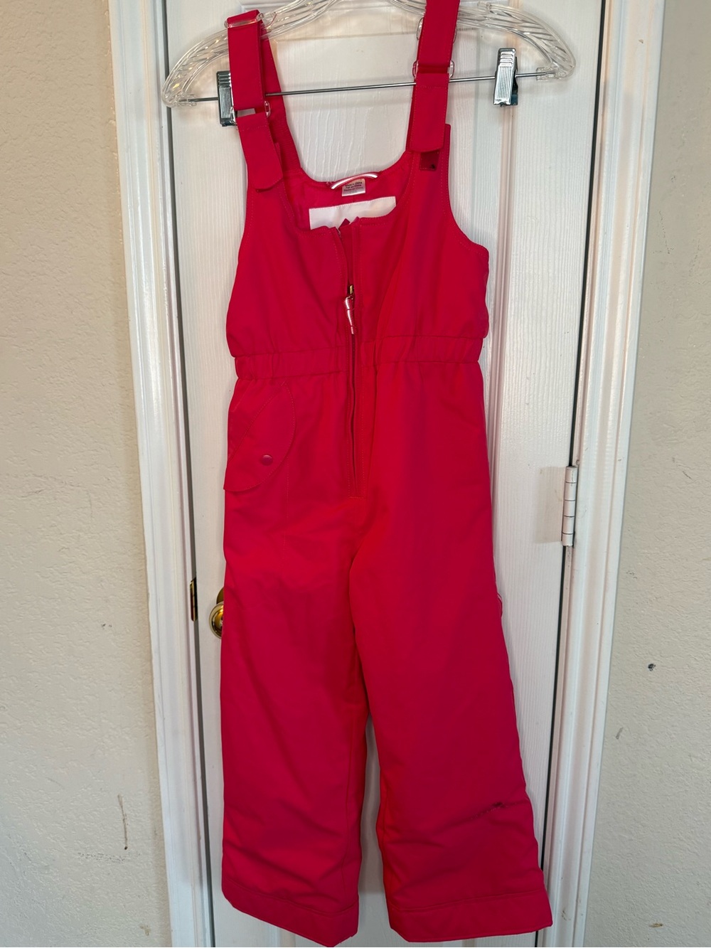 Obermeyer Kids Hot Pink Snow Bib Overalls Size 6
